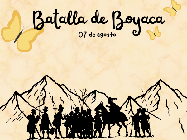 El 7 de agosto conmemoramos la Batalla de Boyaca, hecho historico que consolido la independencia de Colombia. En el colegio Jorge Eliecer Gaitan recordamos esta fecha con orgullo, resaltando el valor, la union y el amor por nuestra patria